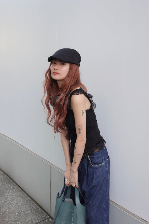 レースタンクトップ